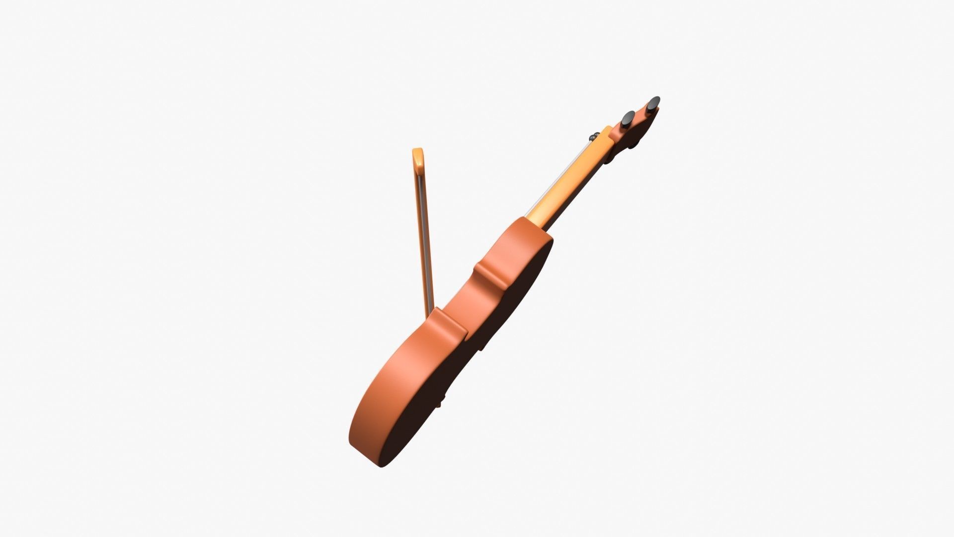 Violin 3D model_4