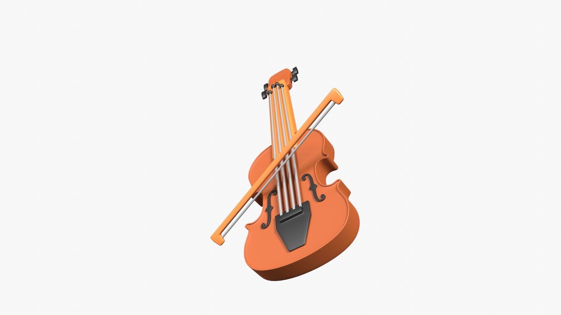 Violin 3D model_2