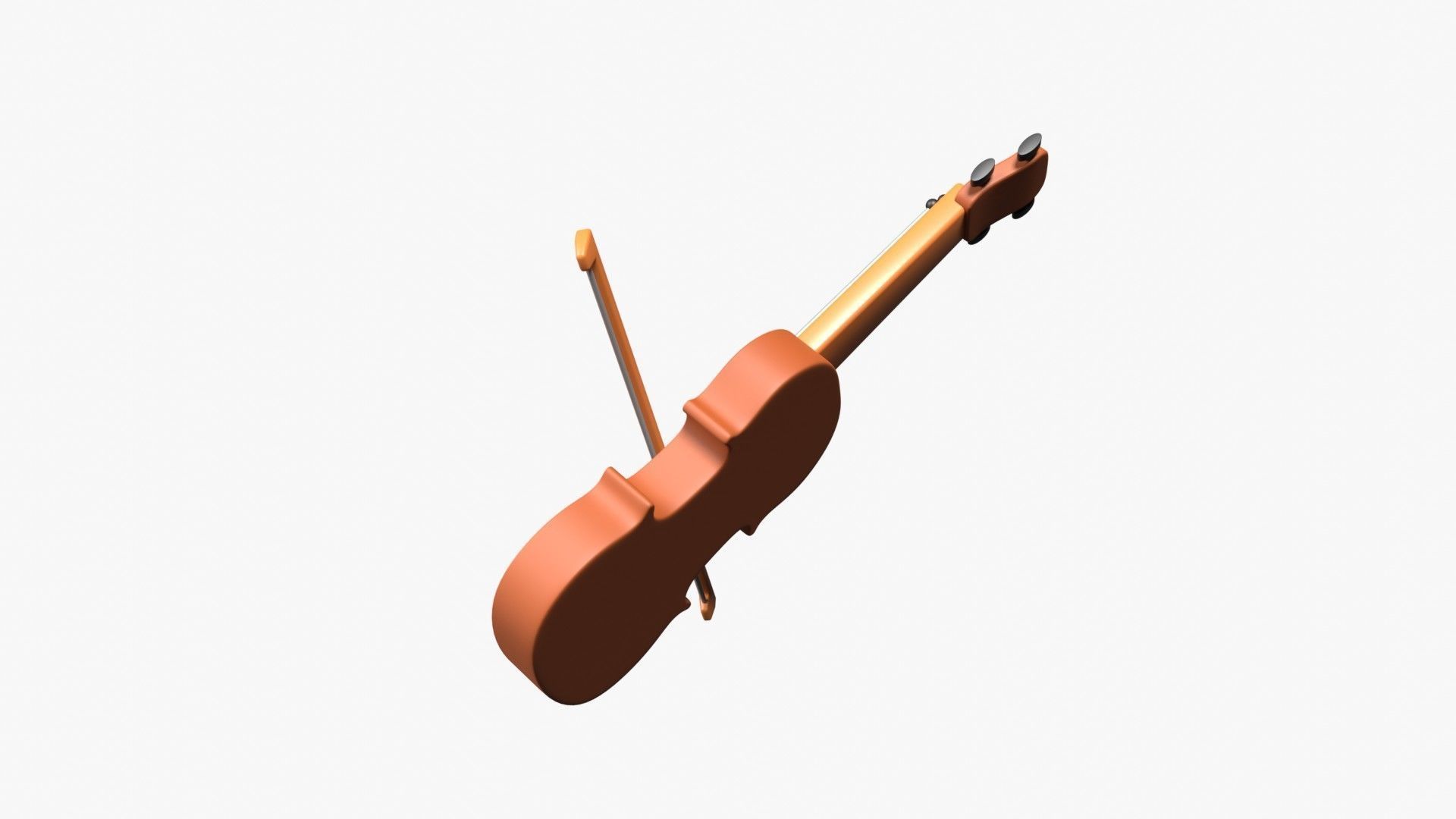 Violin 3D model_5