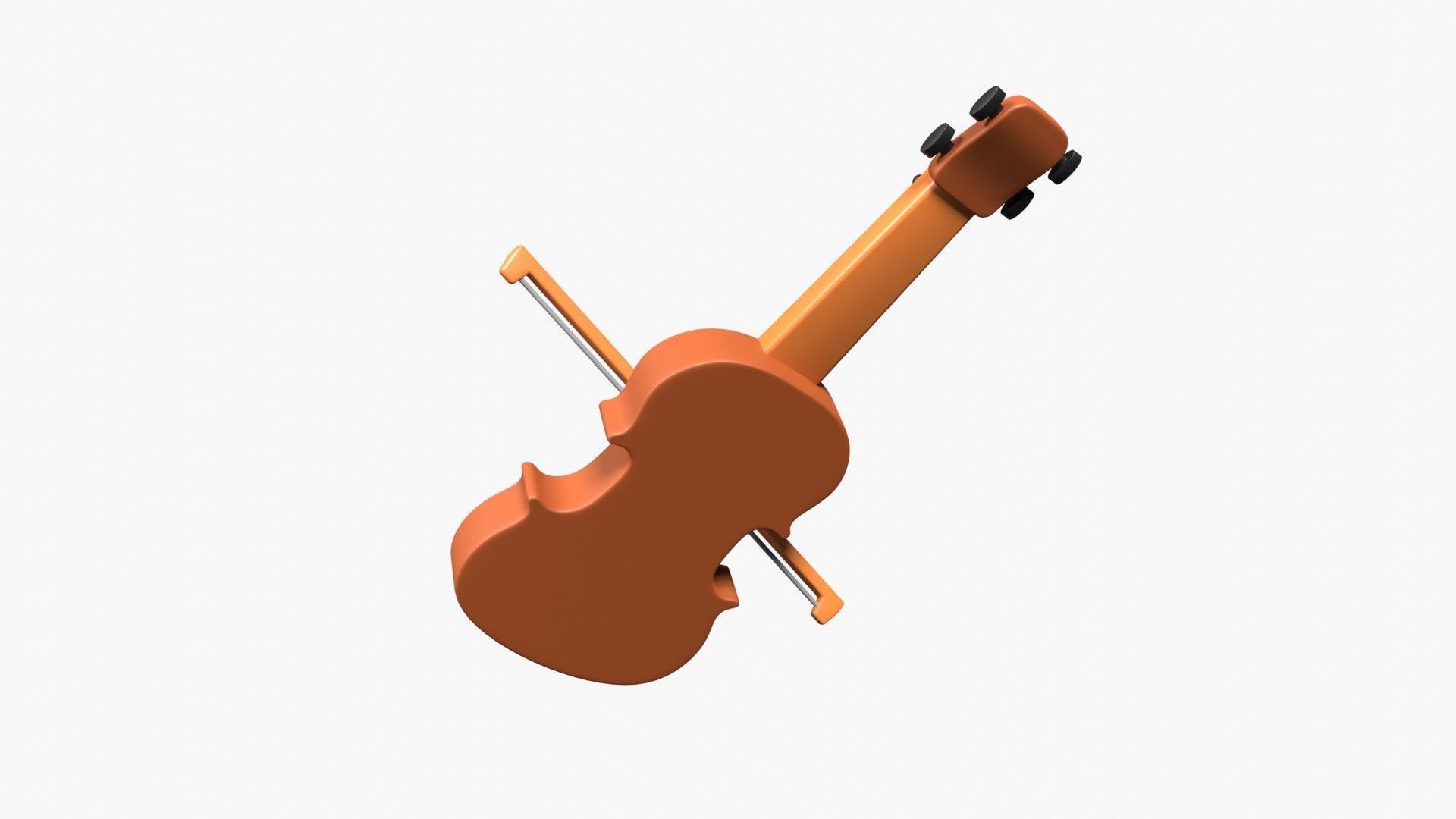 Violin 3D model_8