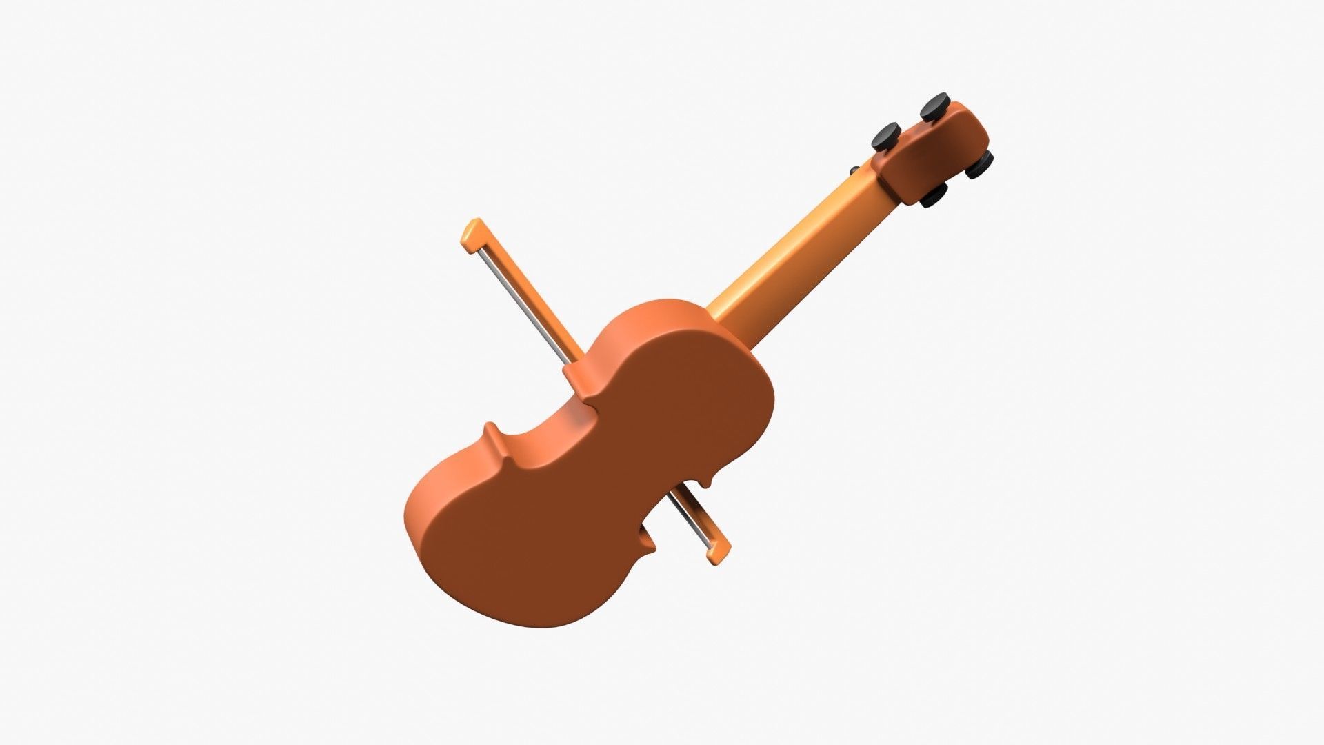 Violin 3D model_7