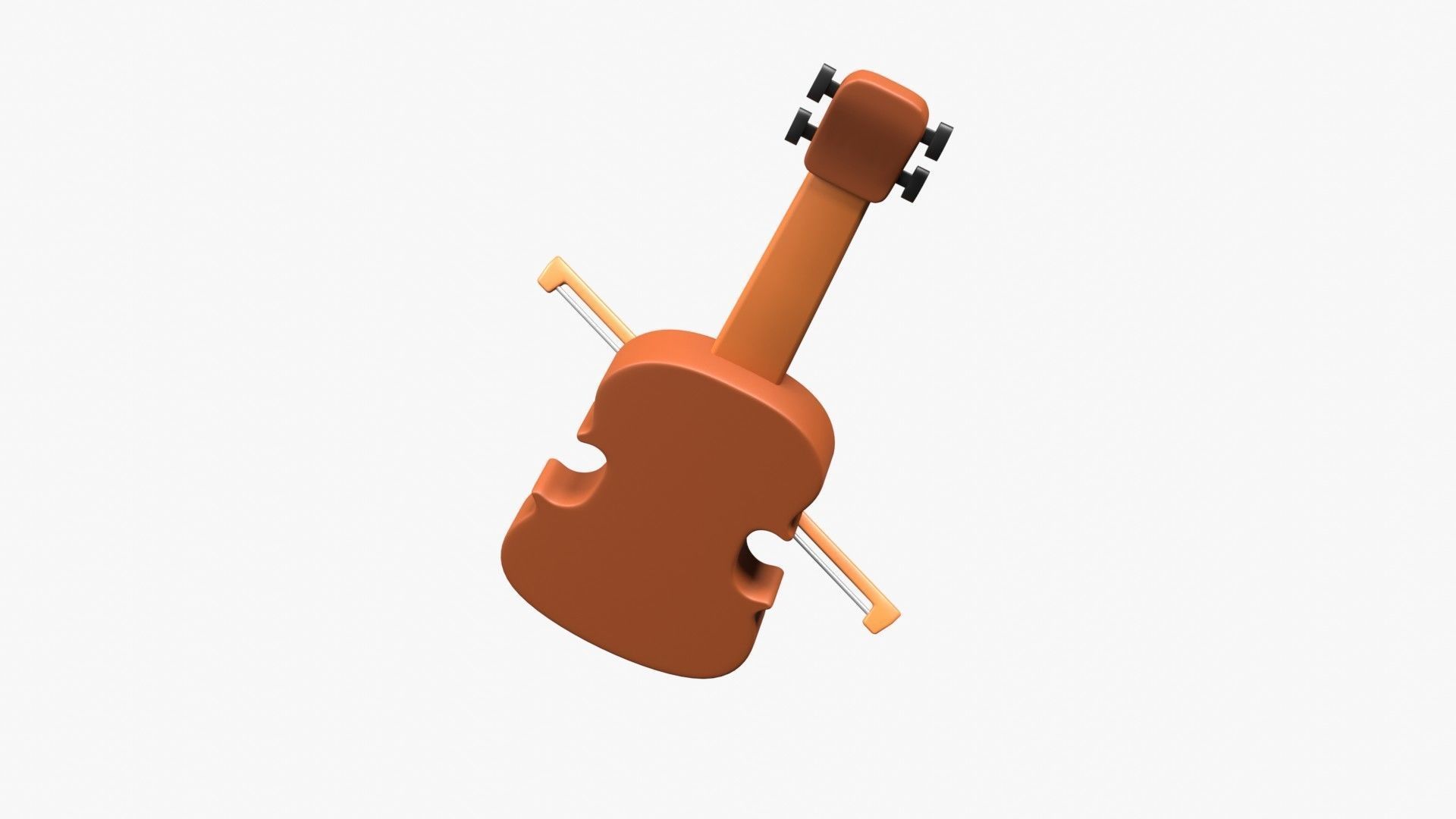 Violin 3D model_10
