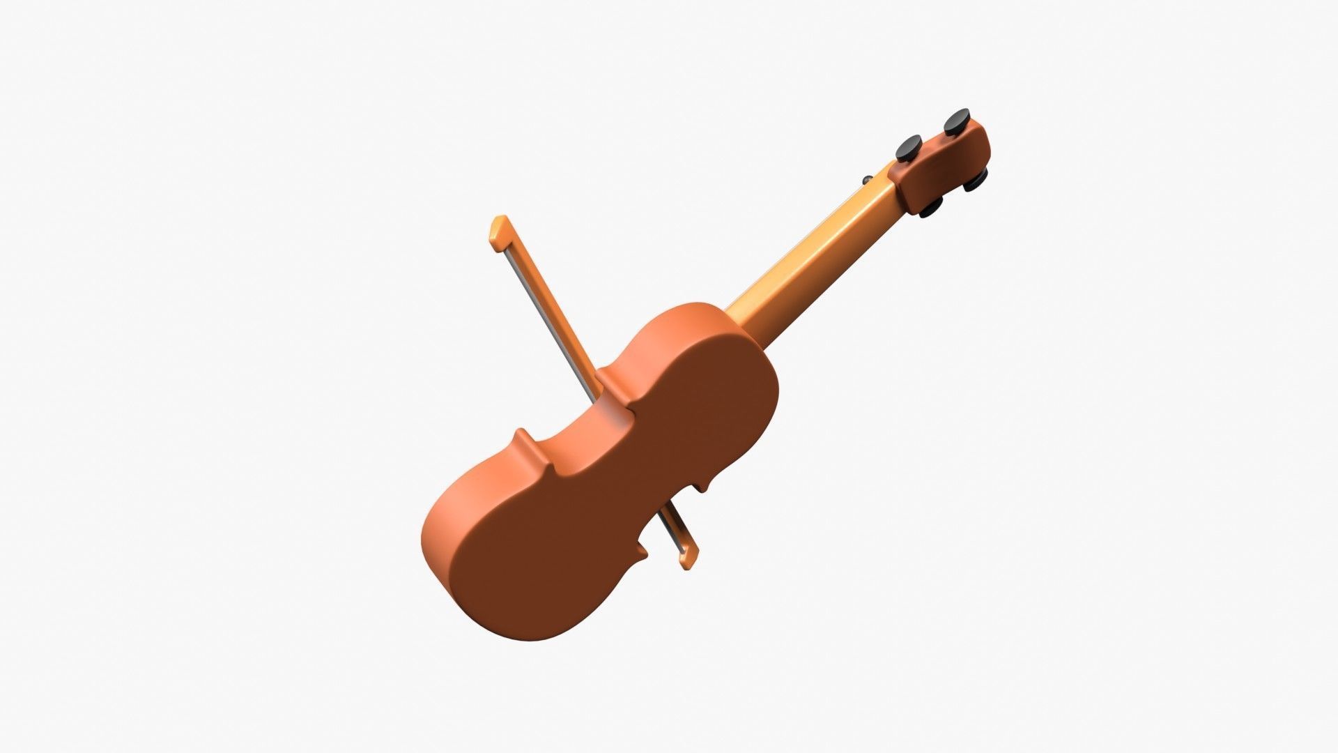 Violin 3D model_6