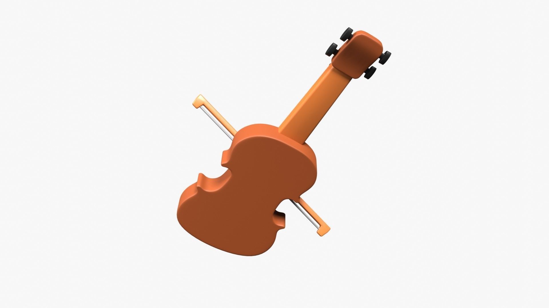 Violin 3D model_9