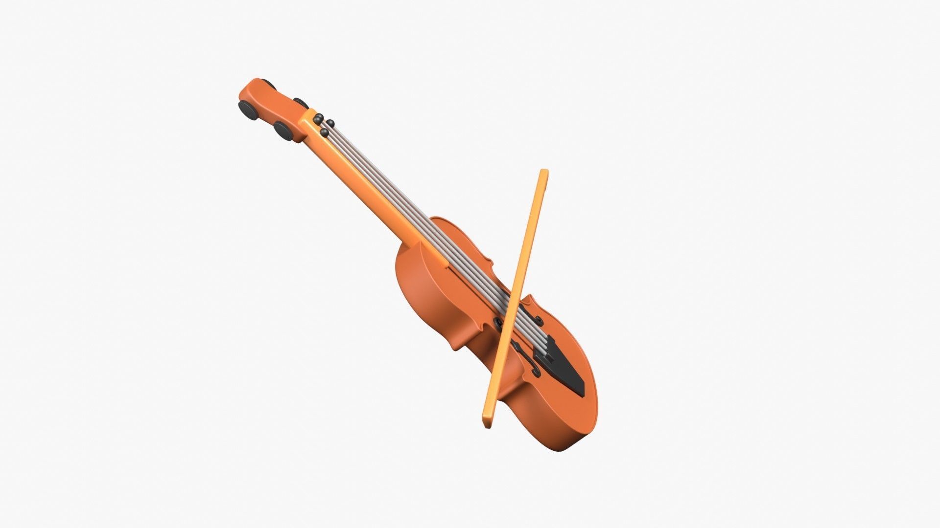 Violin 3D model_16