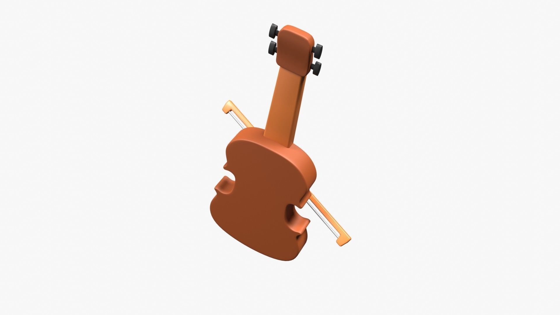 Violin 3D model_11