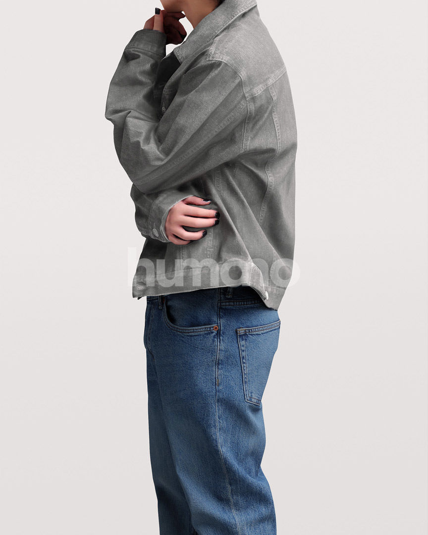 Asian man walking standing by Humano - 3 models and 1 Free model 3D Model Collection_70