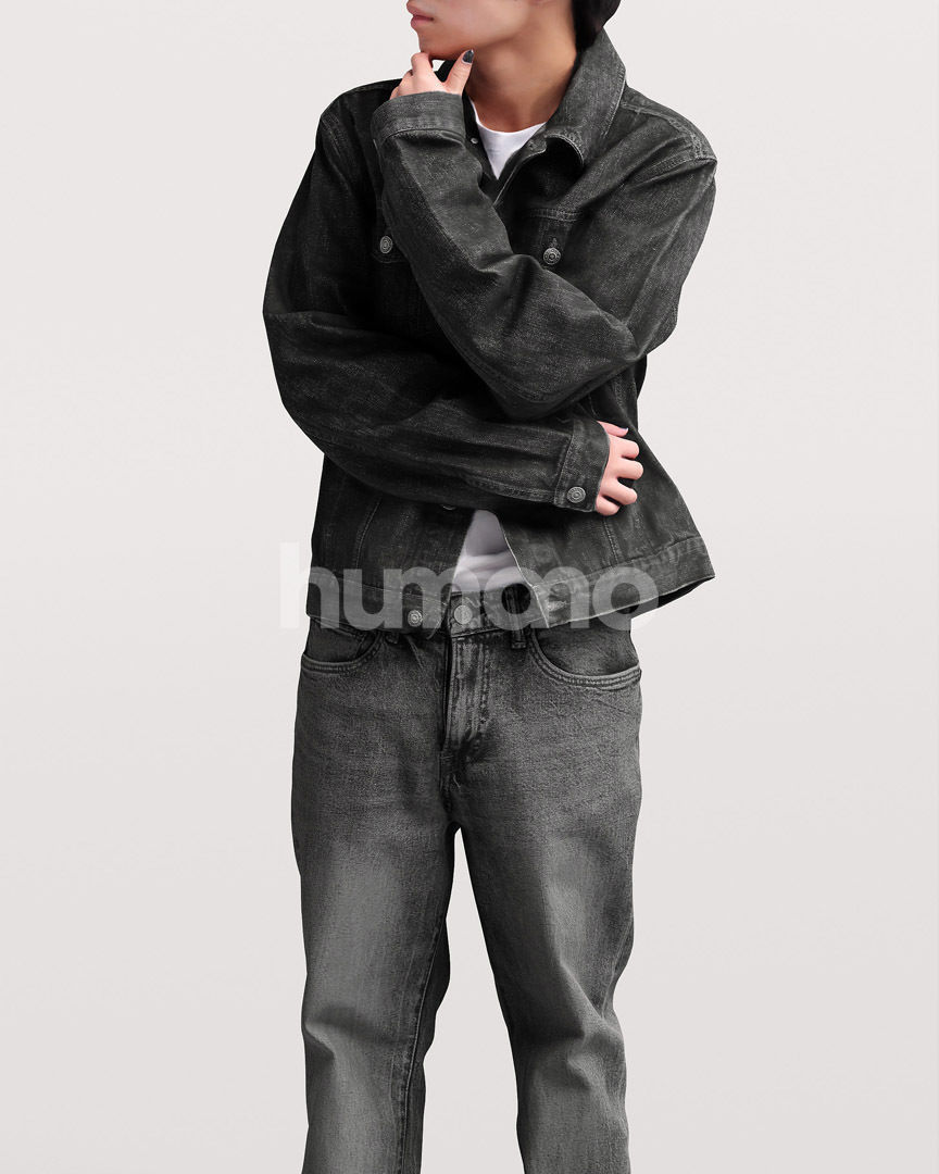 Asian man walking standing by Humano - 3 models and 1 Free model 3D Model Collection_60