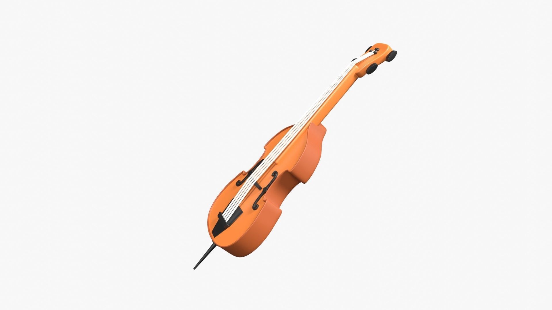 Double Bass 3D model_3