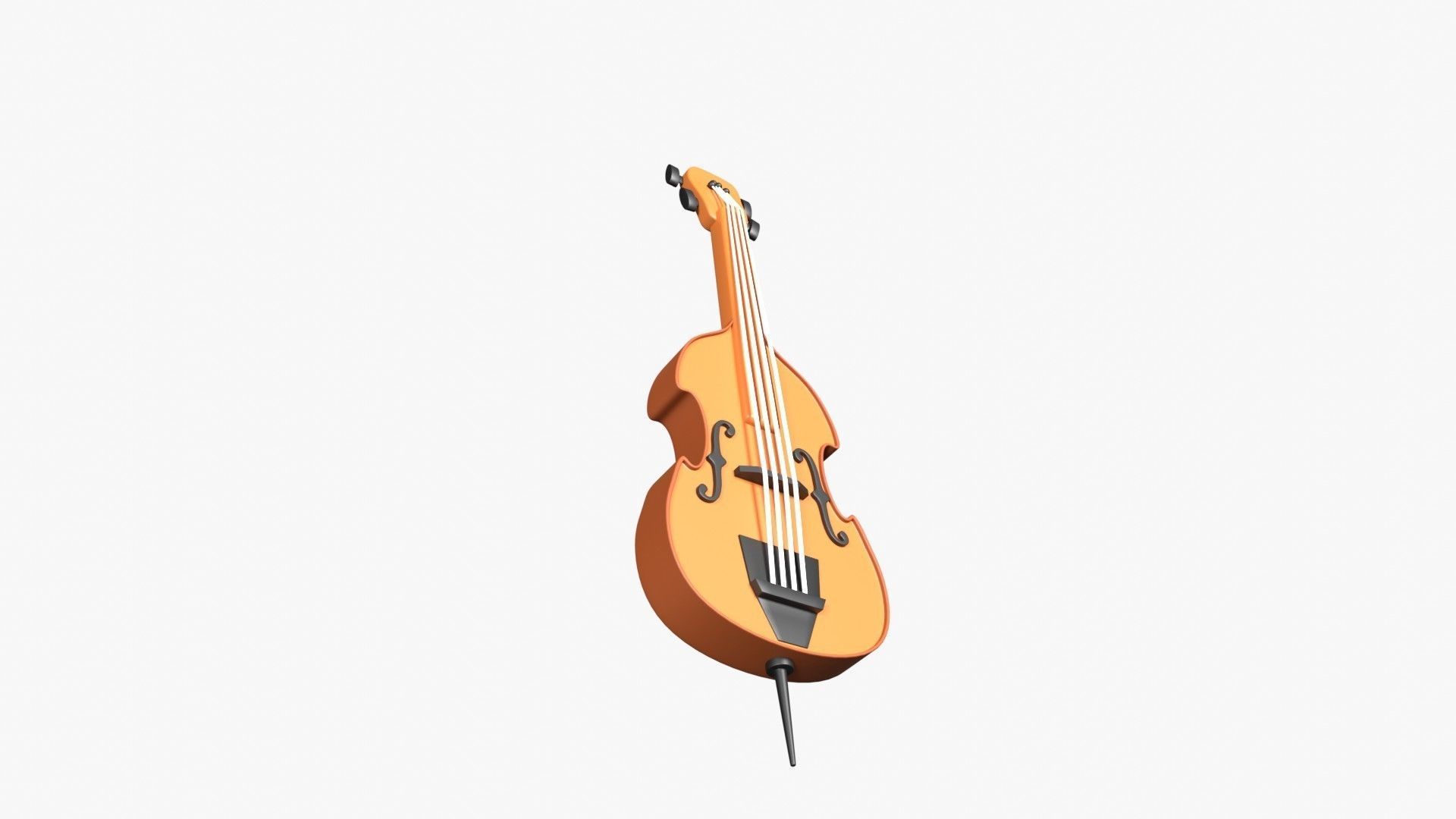 Double Bass 3D model_17