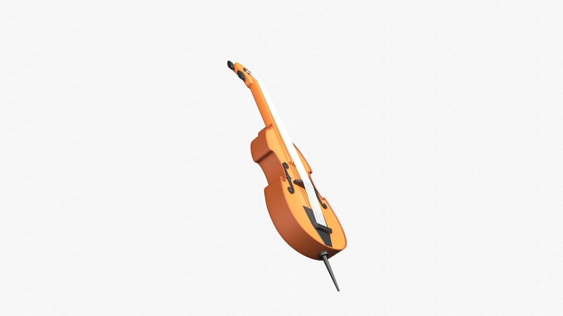 Double Bass 3D model_16