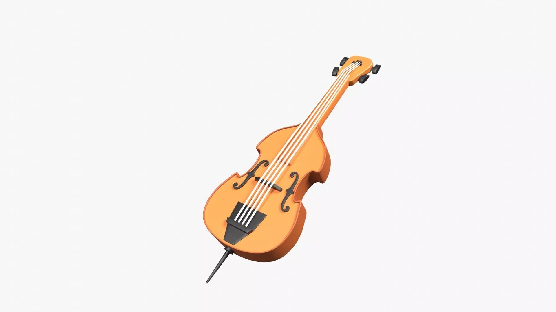 Double Bass 3D model_0