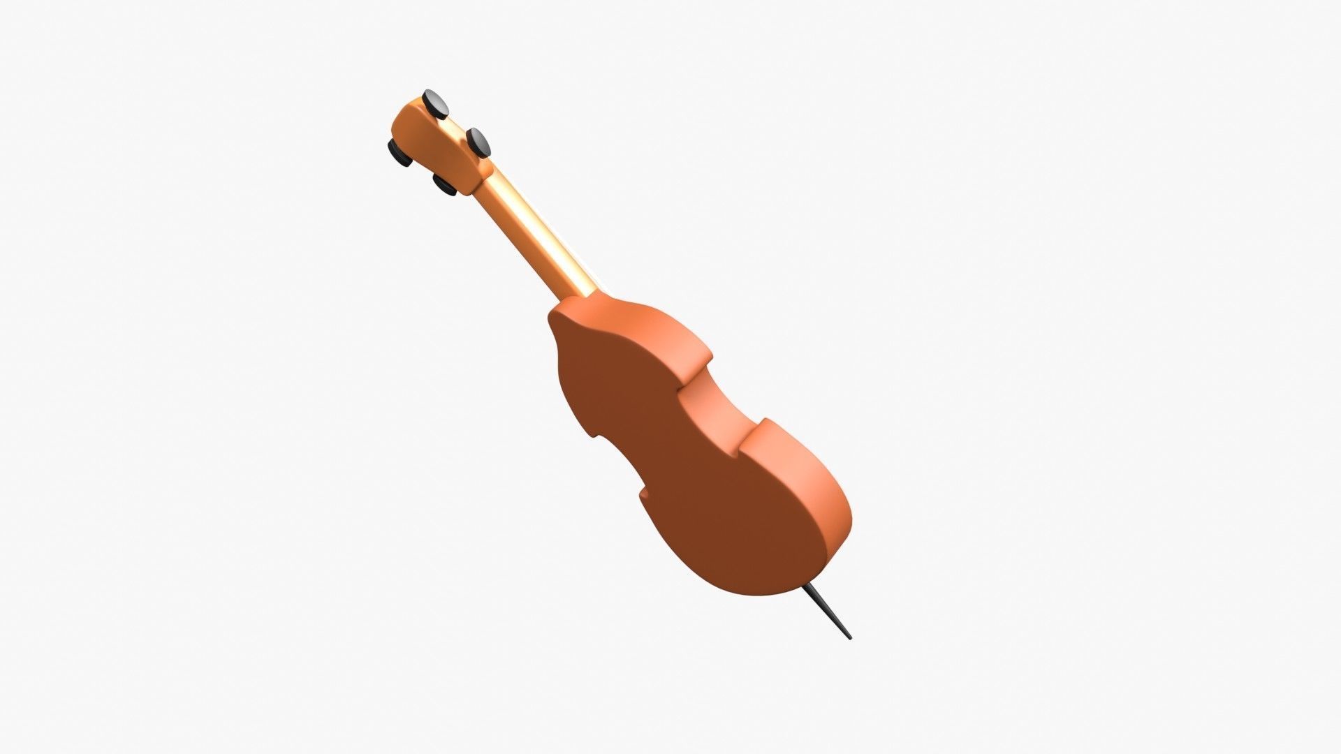 Double Bass 3D model_12