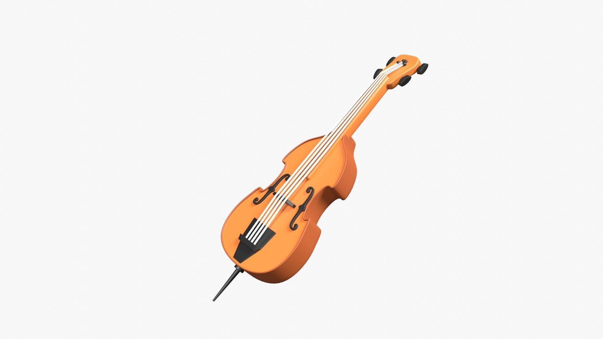 Double Bass 3D model_2