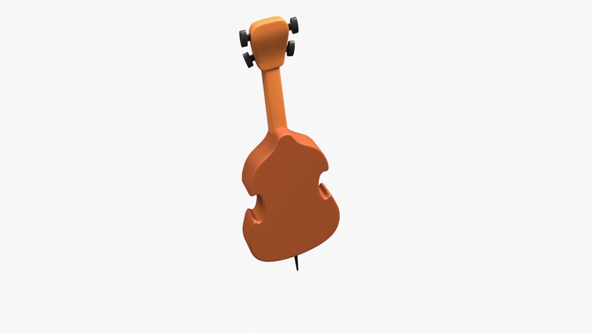 Double Bass 3D model_8