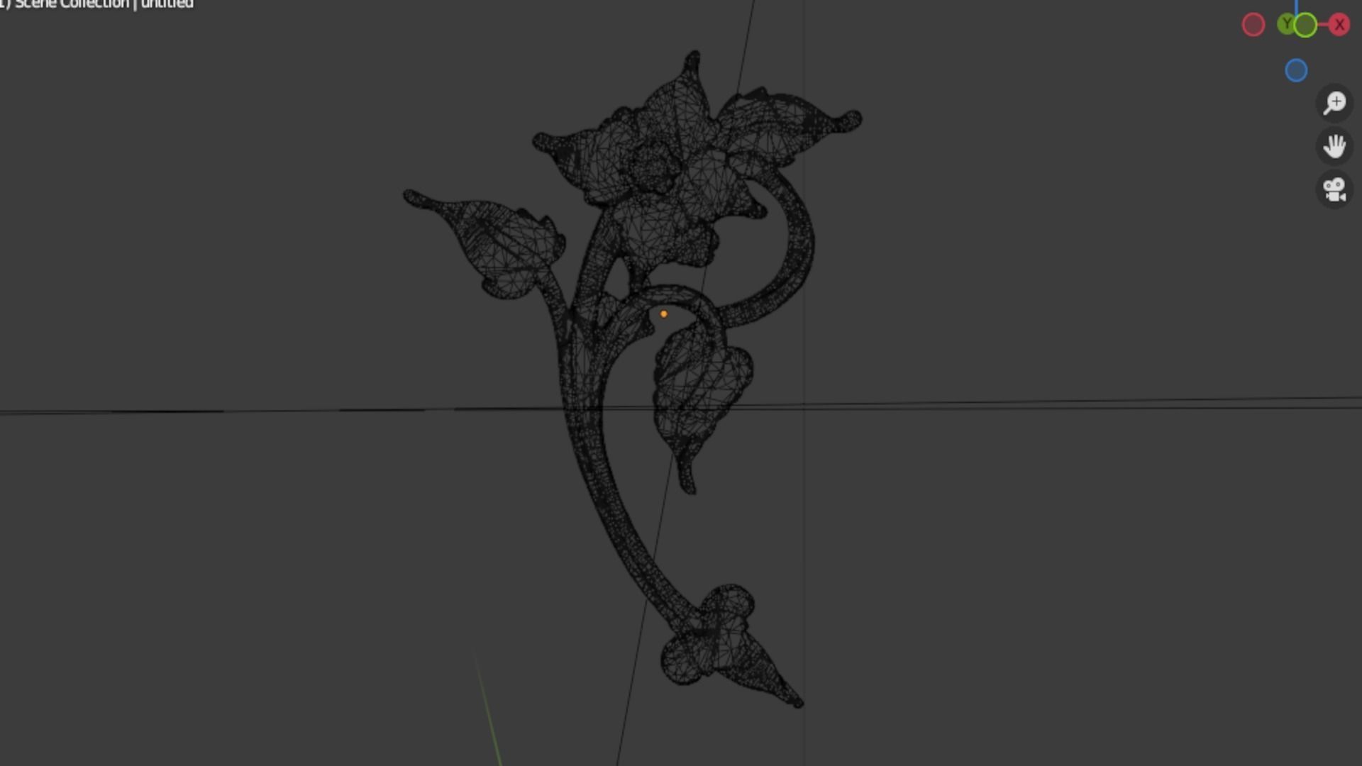 Classic carved decor ornament 499  3D print model_5