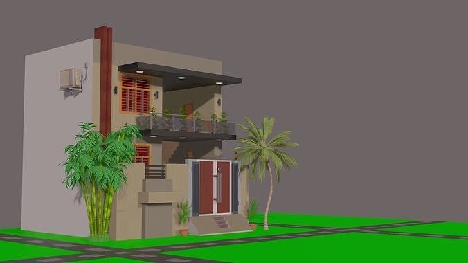 modern houses  3D model