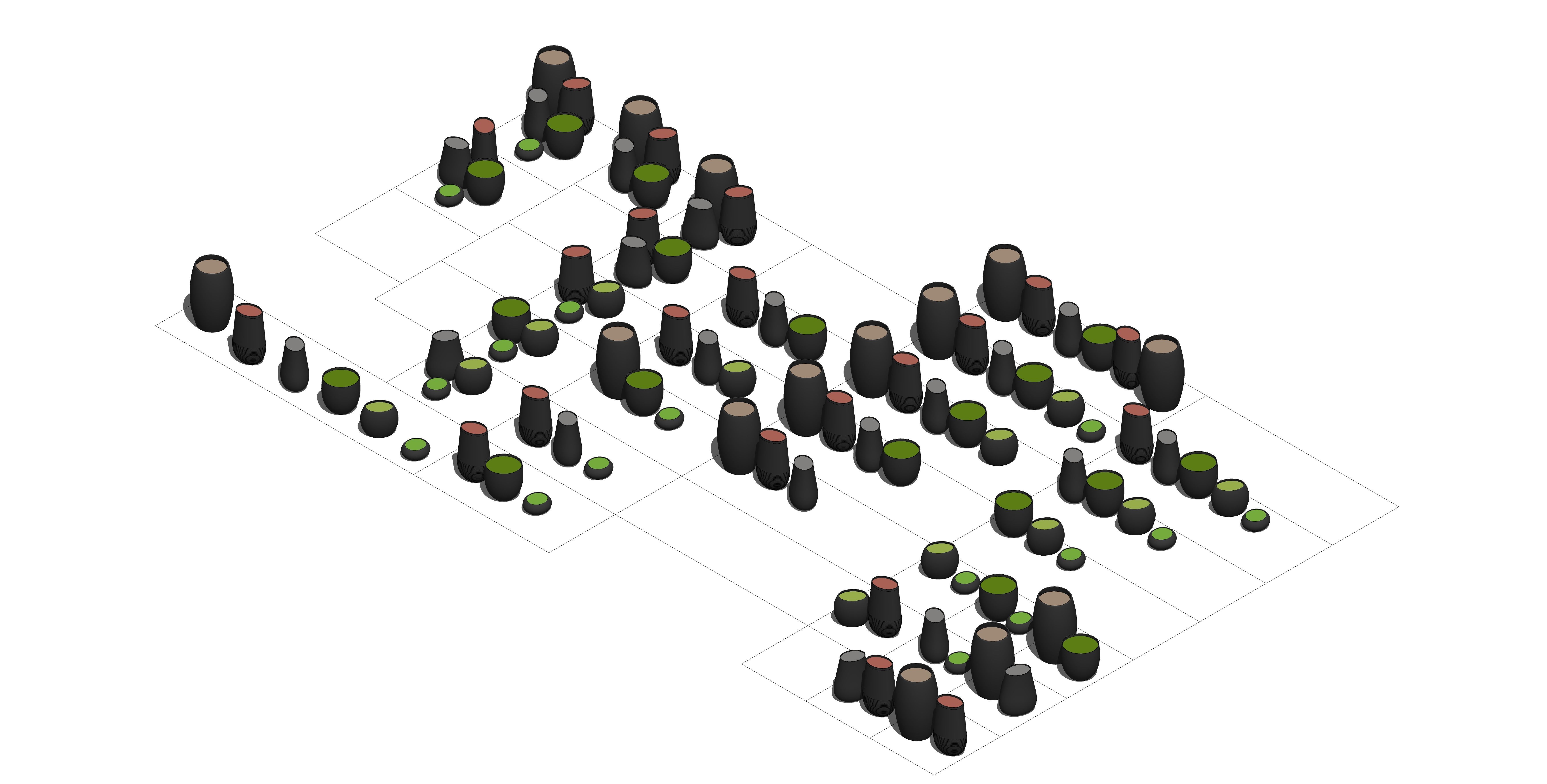 Flower Pot 01 3D model_3