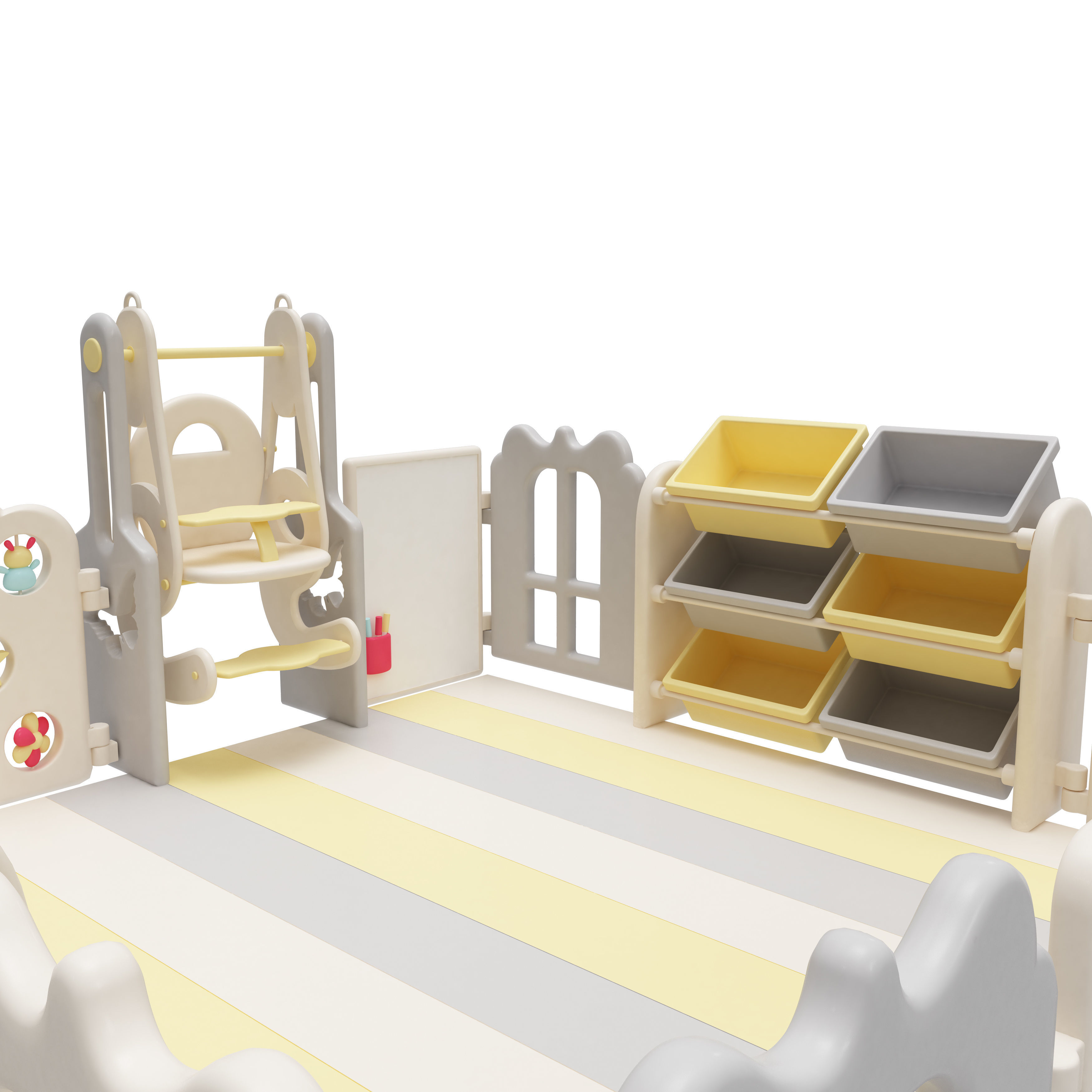 Playpen Baby  Play Yard 3D model_8