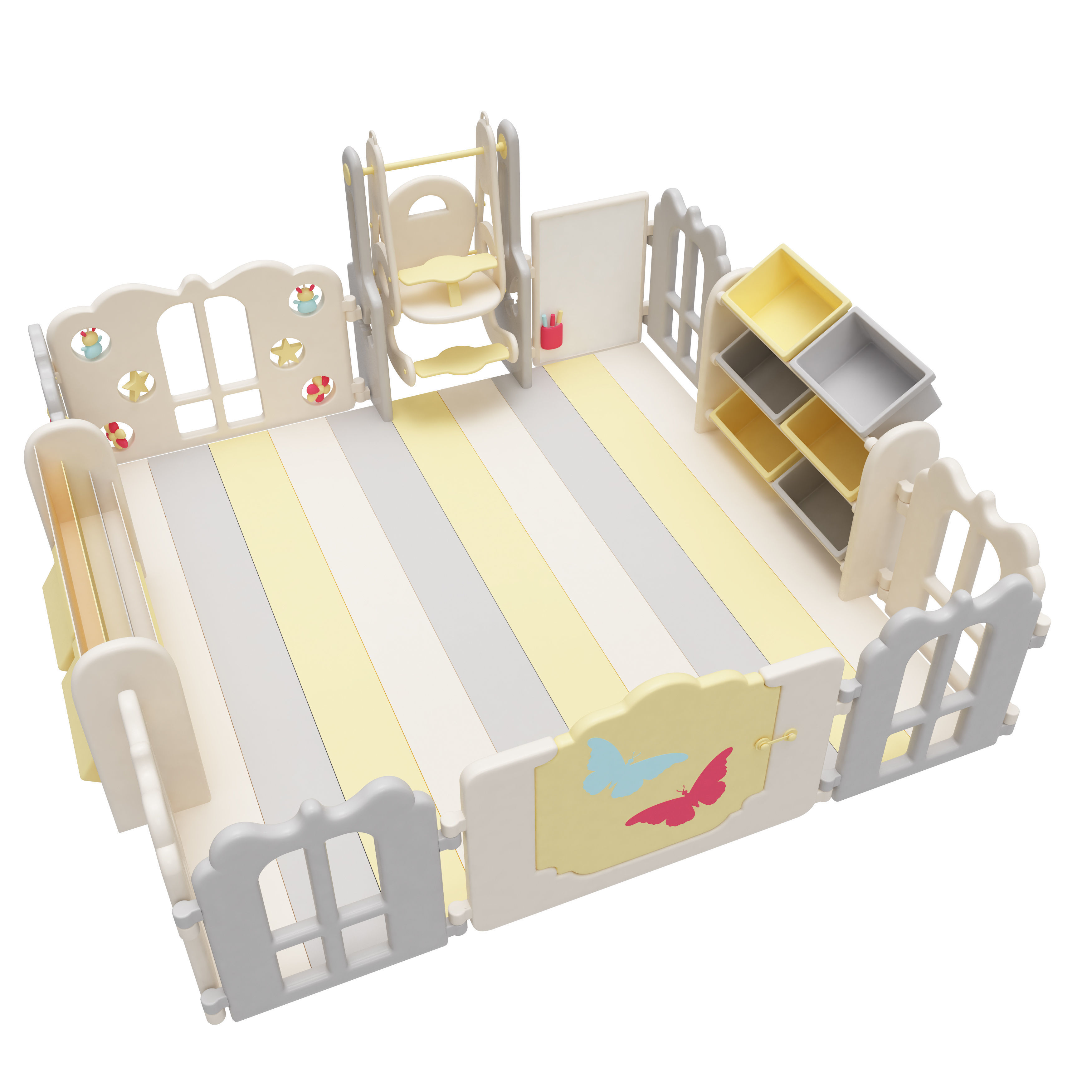 Playpen Baby  Play Yard 3D model_2