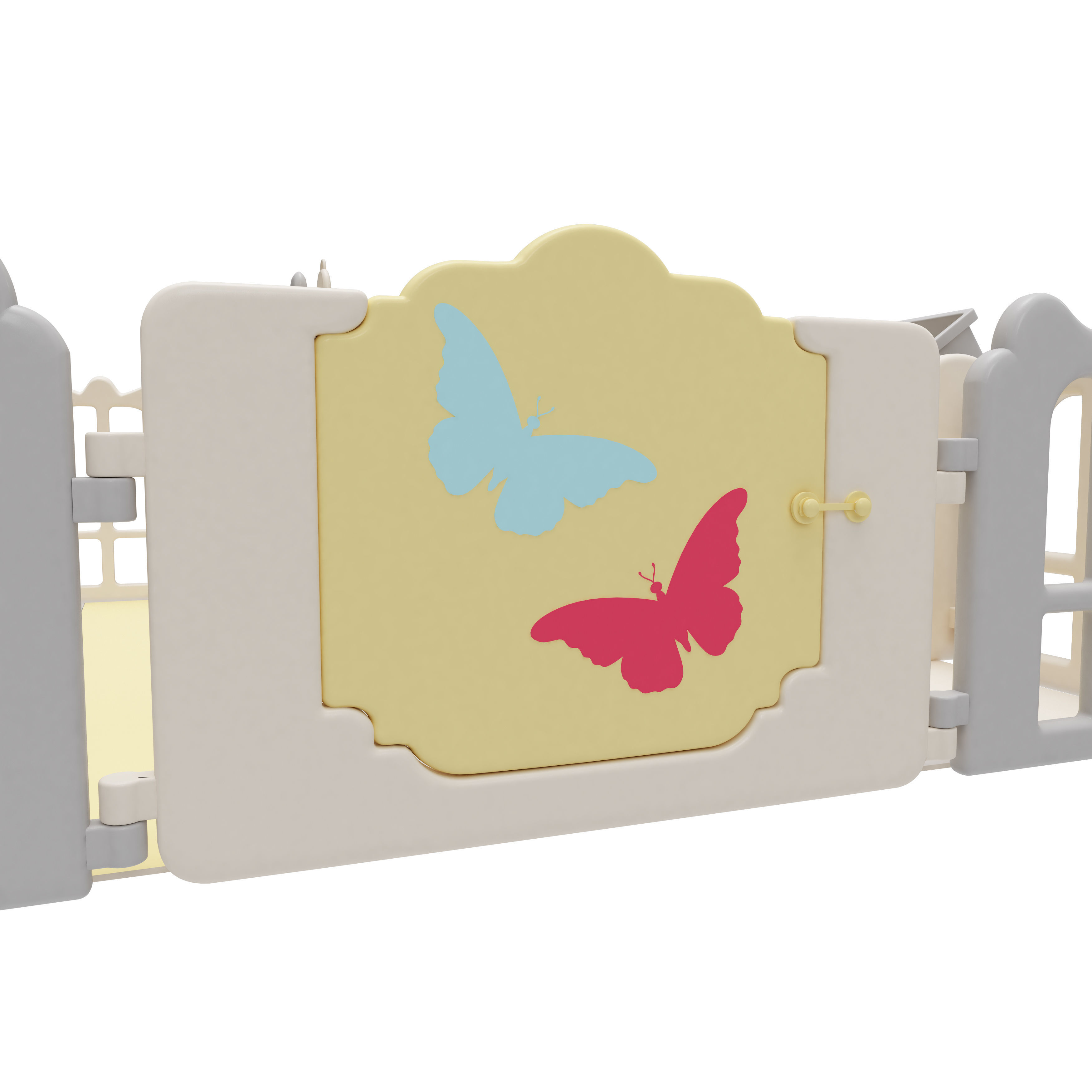 Playpen Baby  Play Yard 3D model_12