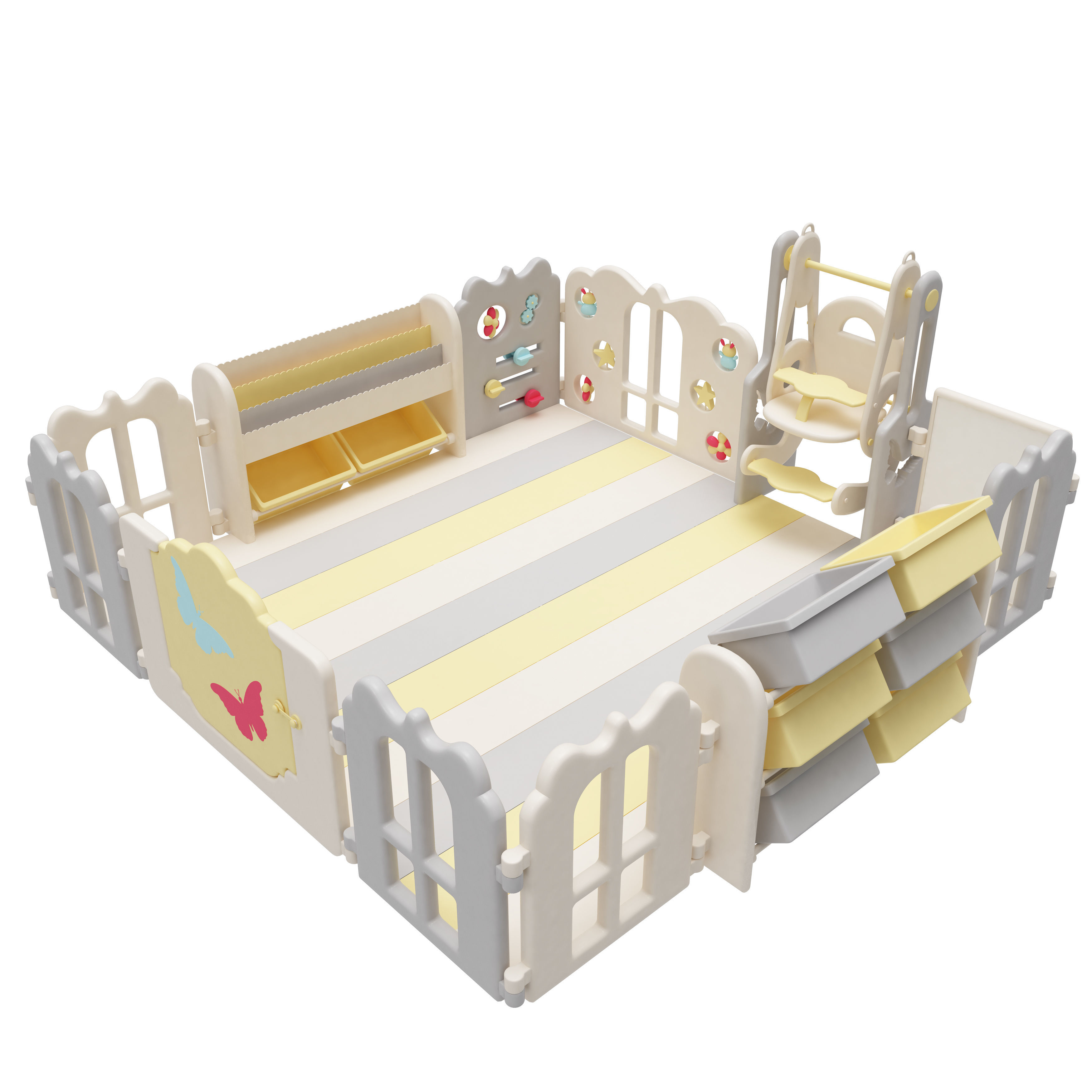 Playpen Baby  Play Yard 3D model_1