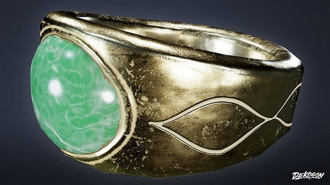ANCIENT TREASURES - Ring 01 - LOW POLY Low-poly 3D model