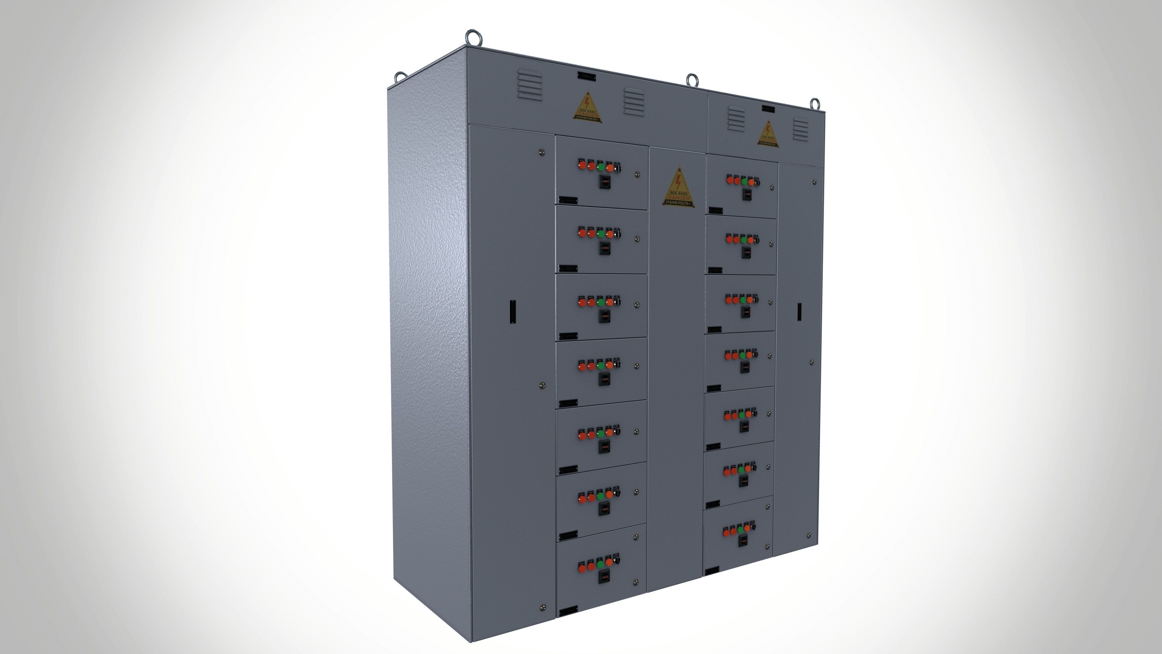 Electrical Fuse Box 2 3D model_4