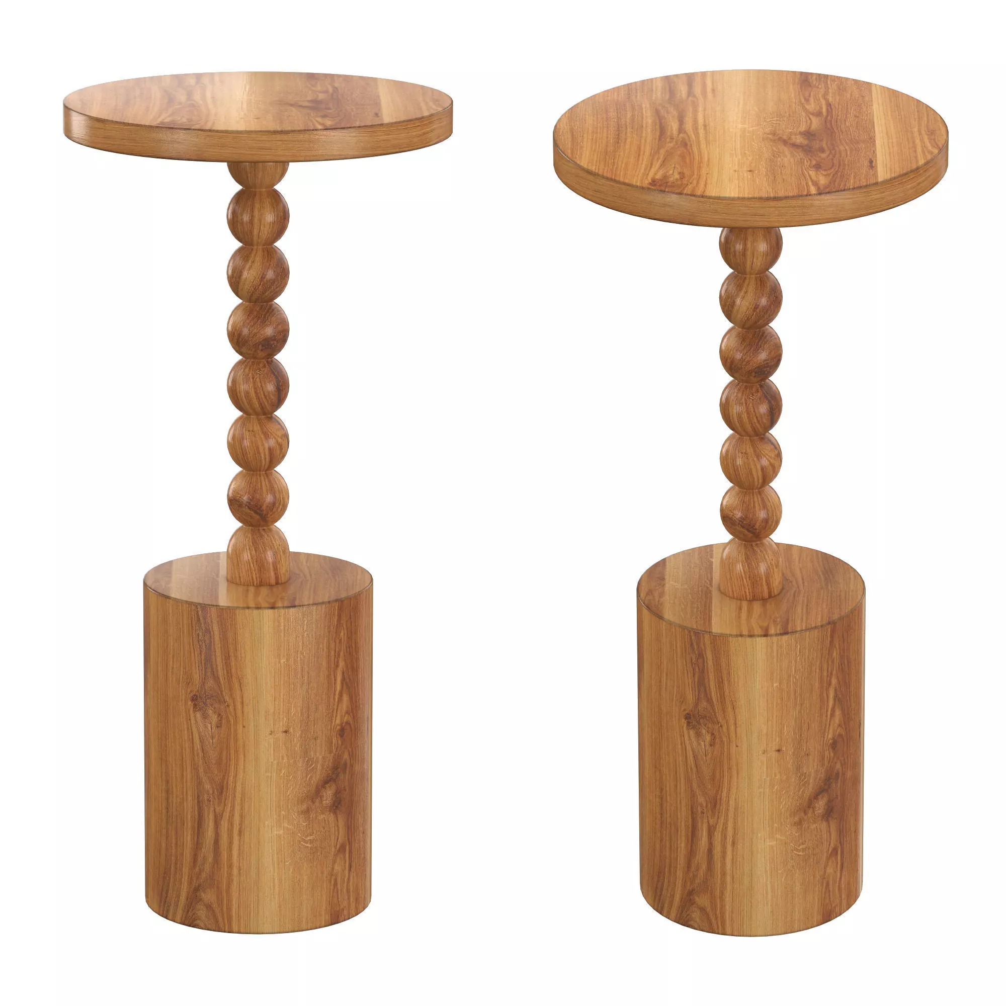 COZAYH HOME Pedestal End table 3D model_0