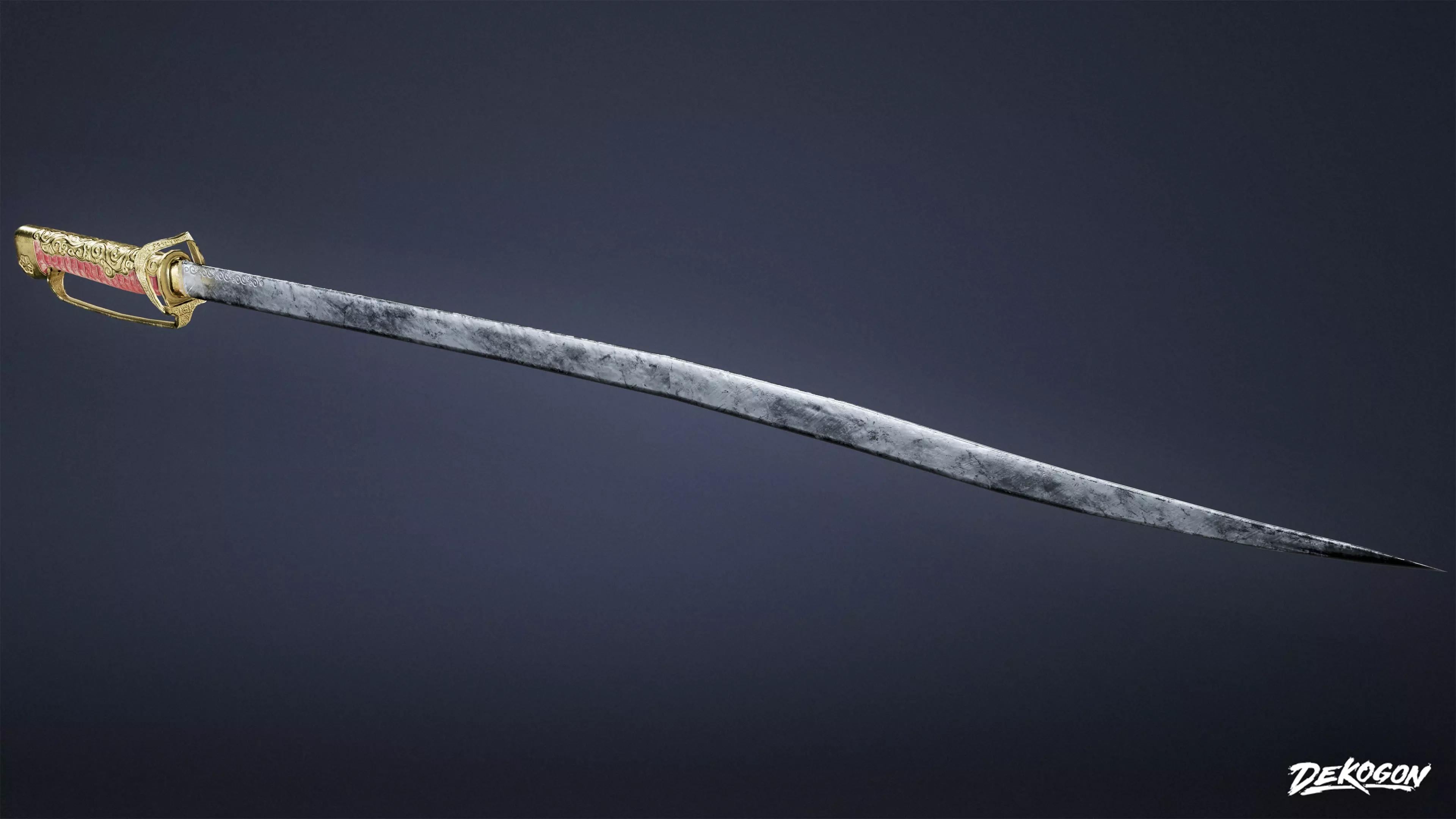 ANCIENT TREASURES - Sword 01 - LOW POLY Low-poly 3D model
