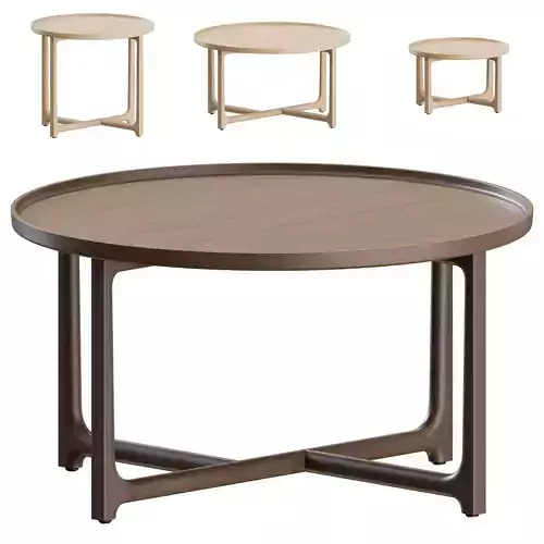 Lyrical Side Tables by Stellar Works 3D model
