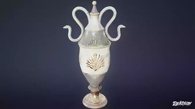 ANCIENT TREASURES - Urn 02 - LOW POLY