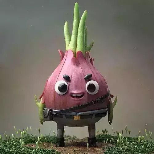 Onion Character 3D print model