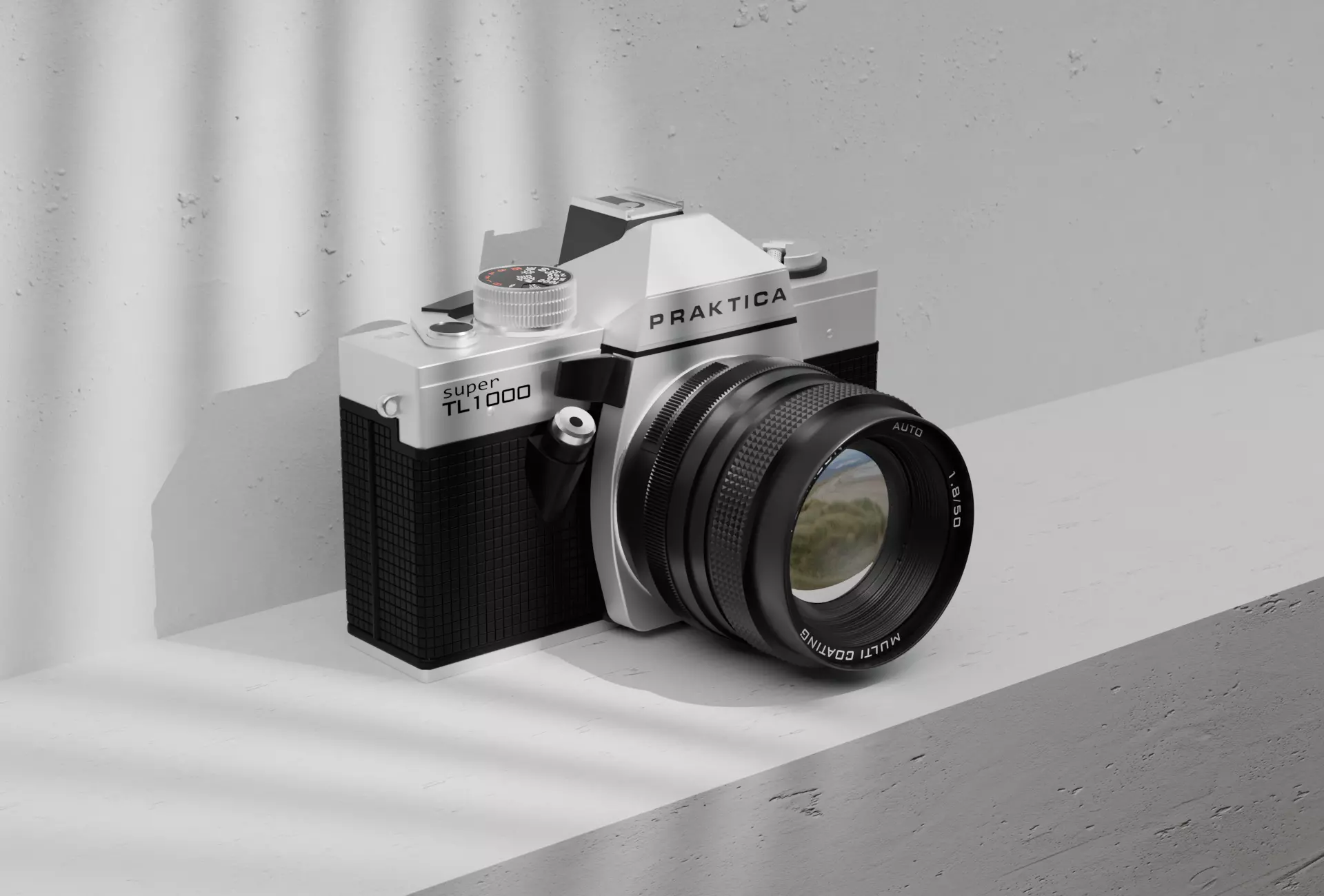 Praktica super TL1000 analogue camera 3D model_0