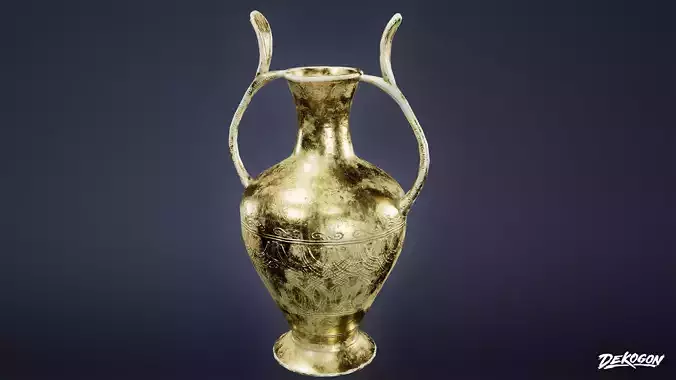 ANCIENT TREASURES - Water Pot 01 - LOW POLY