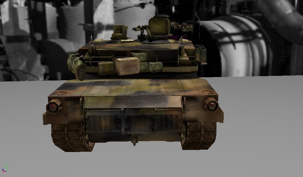3D Model of Military Tank 3D model_3