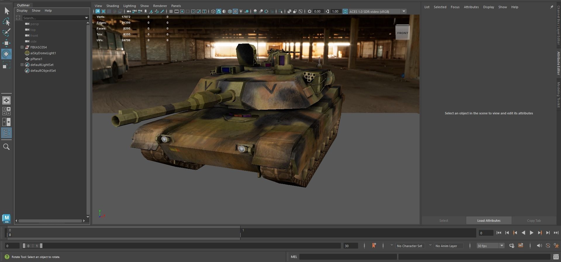 3D Model of Military Tank 3D model_11