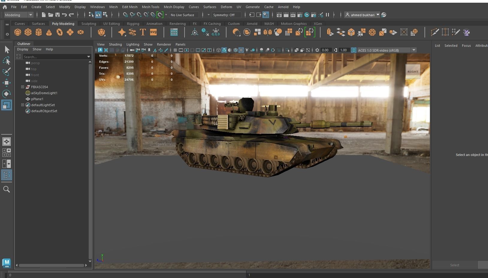 3D Model of Military Tank 3D model_16