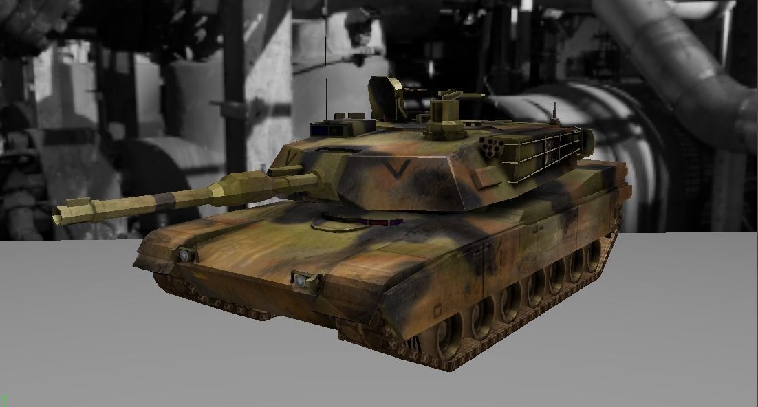 3D Model of Military Tank 3D model_6