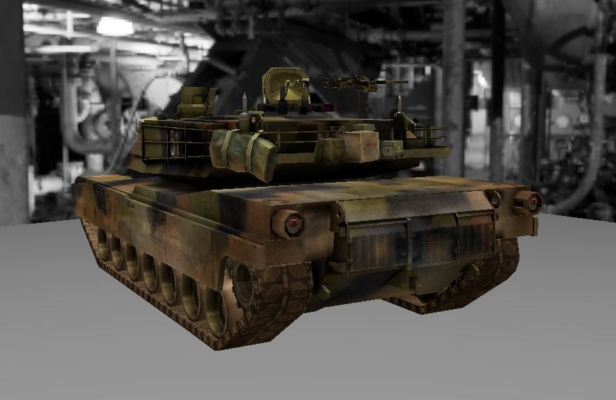 3D Model of Military Tank 3D model_4