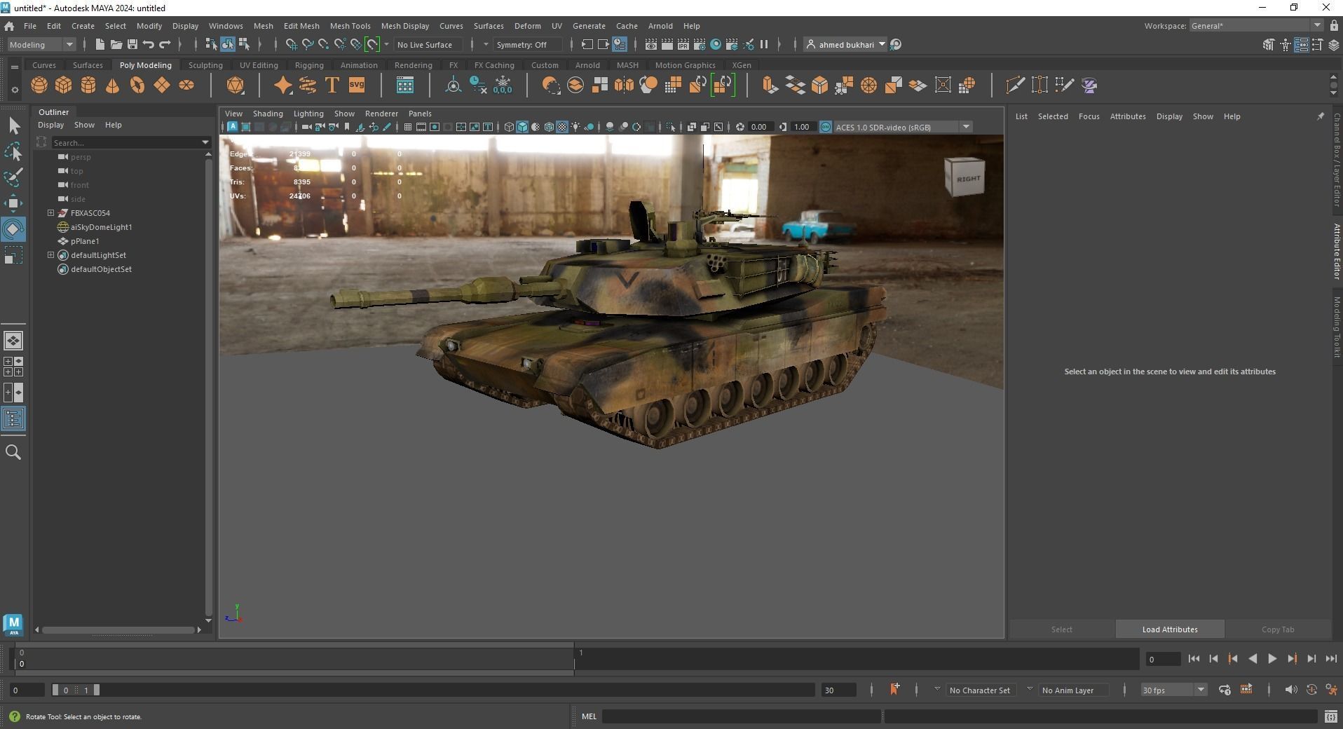 3D Model of Military Tank 3D model_13