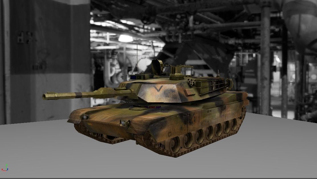 3D Model of Military Tank 3D model_9