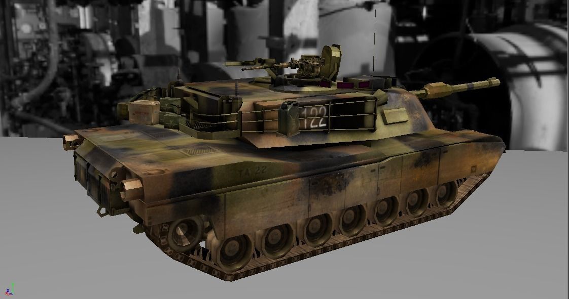 3D Model of Military Tank 3D model_8
