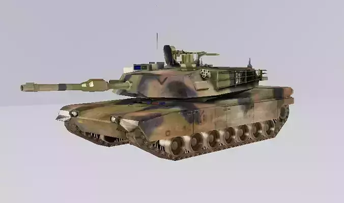 3D Model of Military Tank