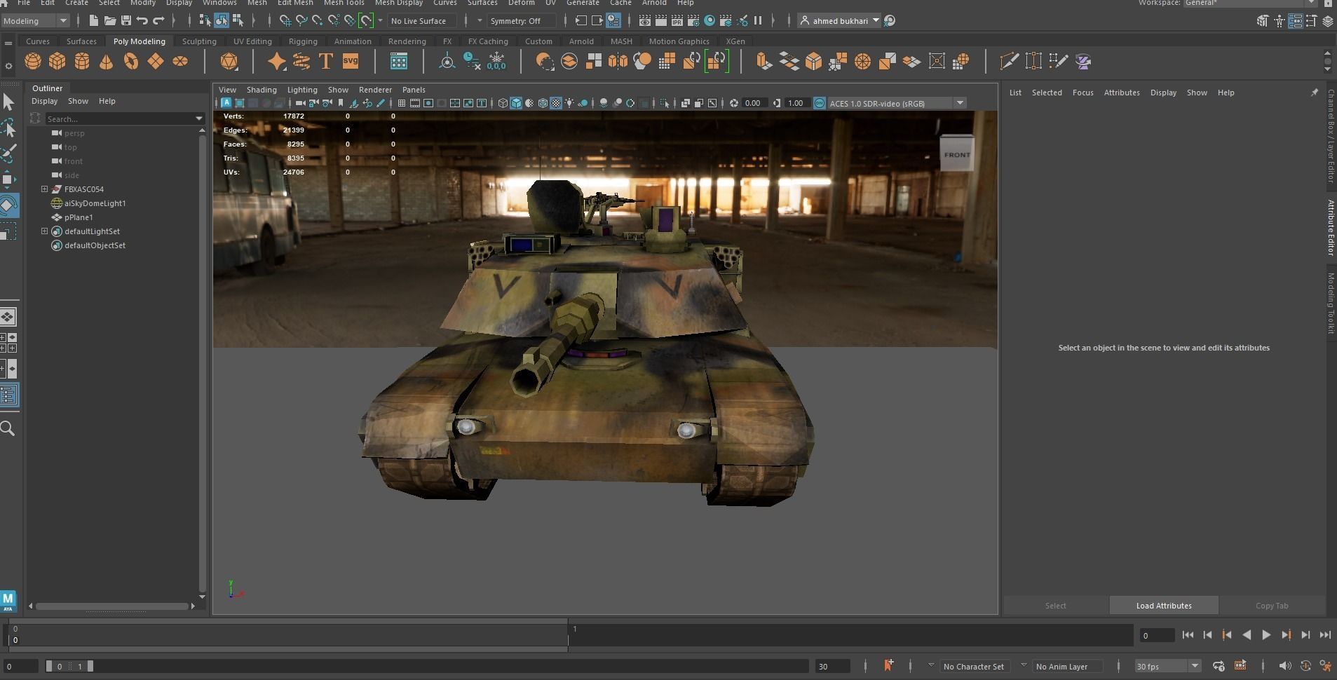3D Model of Military Tank 3D model_10
