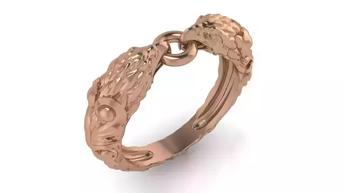 Eagle Hawk Ring 3D print model