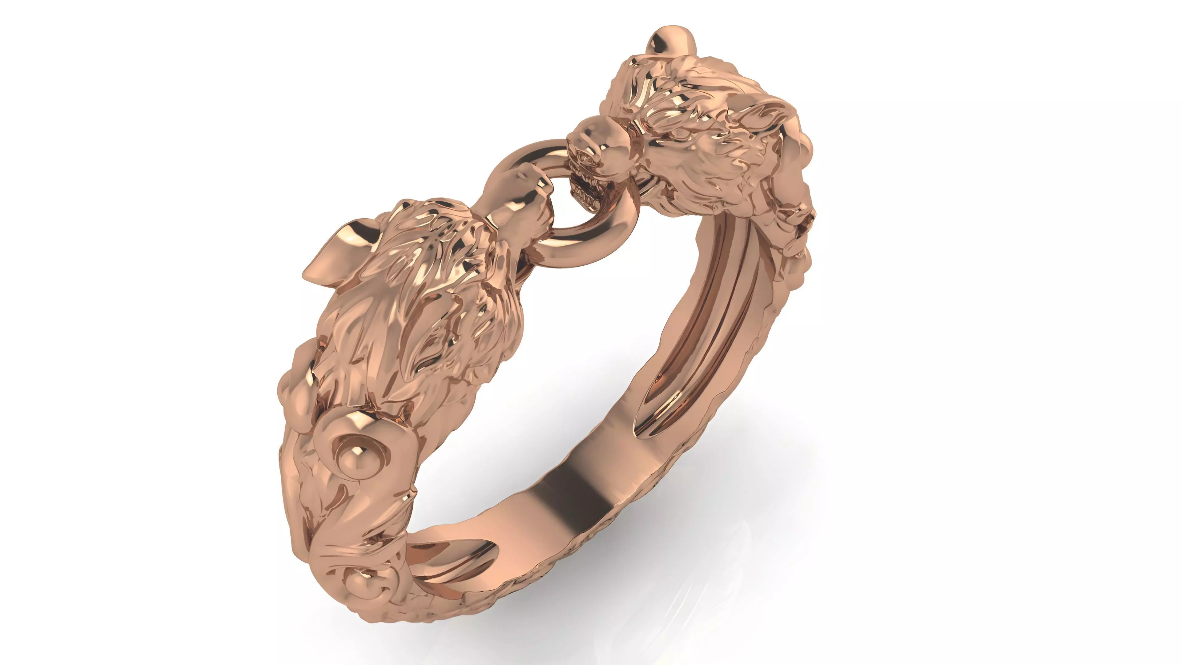 Tiger Ring 3D print model_0