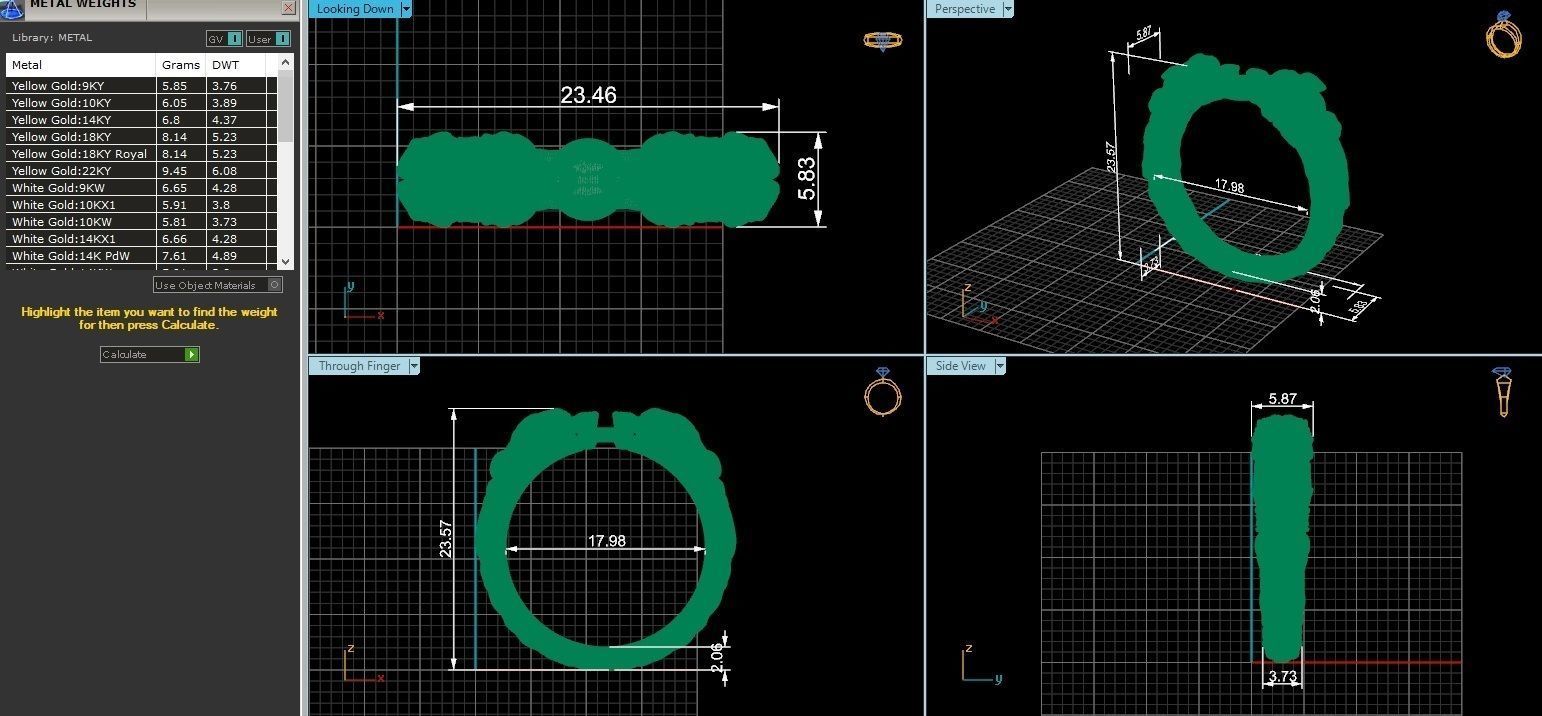 Tiger Ring 3D print model_3