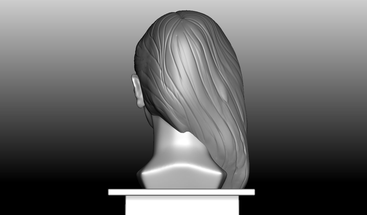 Taylor Swift Bust 3D print model_3