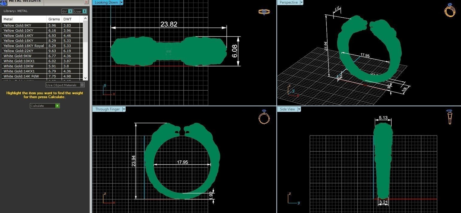 Lion Ring 3D print model_3